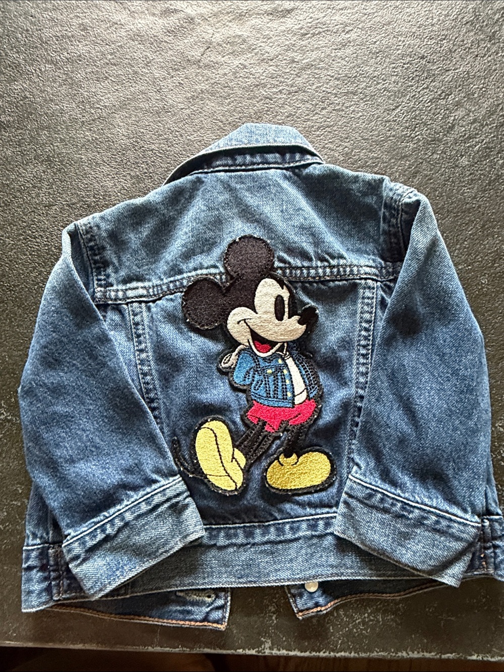 Baby Gap Denim Jacket with Mickey Mouse Patch